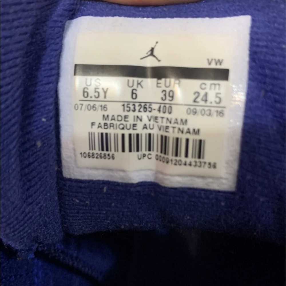 Jordan 12 royal blue
